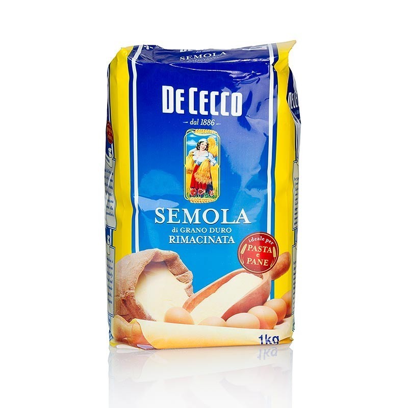 Semola di Grano Duro, semolina z pszenicy durum, nr 176, 1 kg Semola di Grano Duro, semolina z pszenicy durum, nr 176, 1 kg