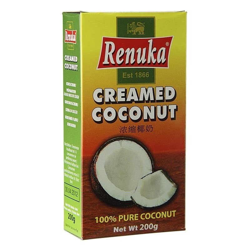 Krem kokosowy w bloku, 200g Krem kokosowy w bloku, 200g