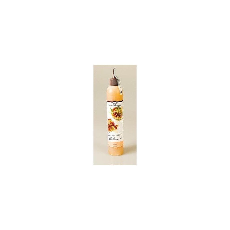 Krem balsamiczny, posmak brzoskwini, "ACETIFICIO MENGAZZOLI", 320ml Krem balsamiczny, posmak brzoskwini, "ACETIFICIO MENGAZZOLI", 320ml