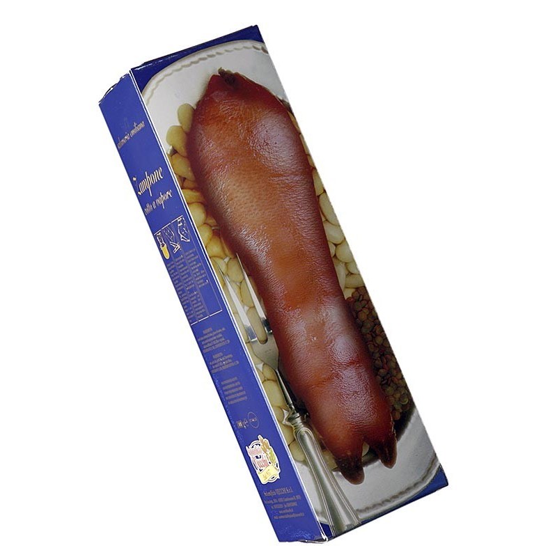 Zampone – nadziewane nogi wieprzowe, w całości, w folii do pieczenia, Włochy, 1 kg Zampone – nadziewane nogi wieprzowe, w całości, w folii do pieczenia, Włochy, 1 kg