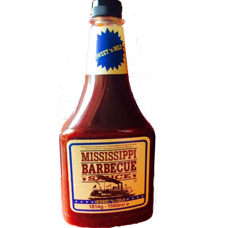 Sos Mississippi BBQ Mild, 1814 g. Sos Mississippi BBQ Mild, 1814 g.