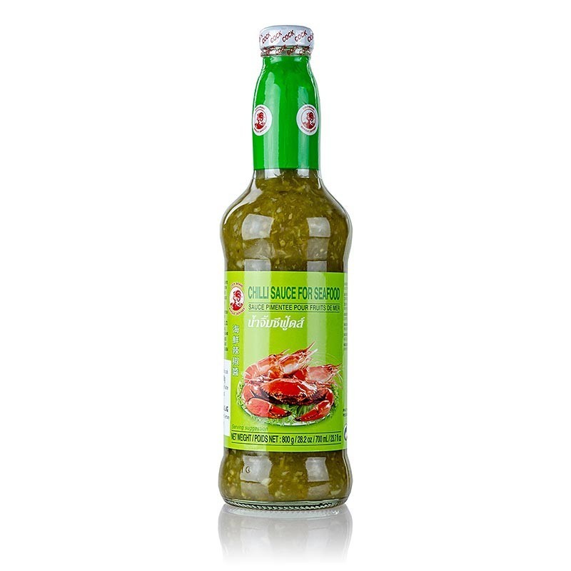 Sos chili, zielony do owoców morza, 720 ml Sos chili, zielony do owoców morza, 720 ml